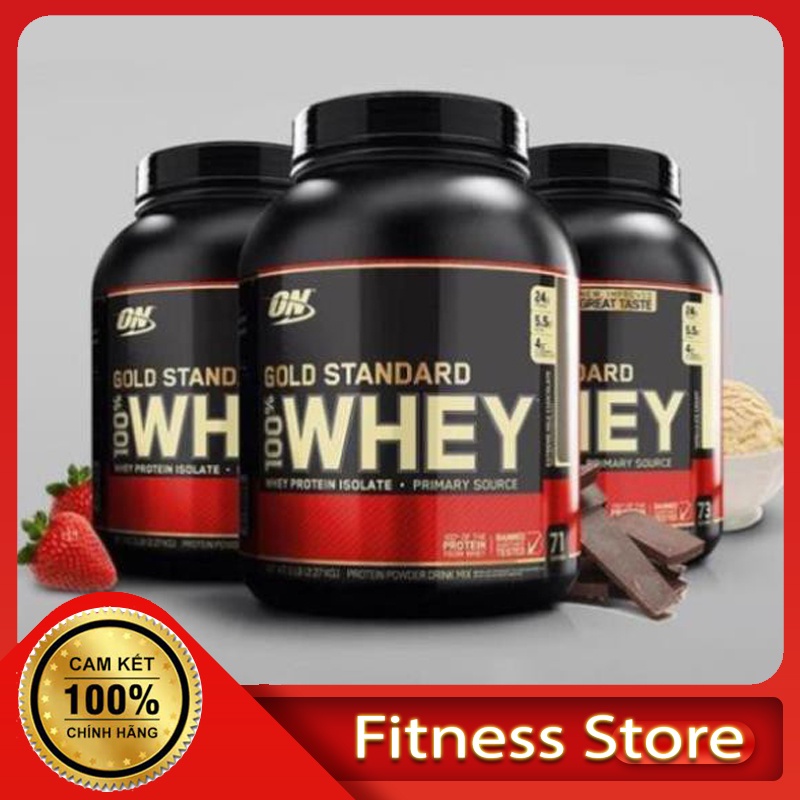 Whey Protein GOLD STANDARD ON 5Lbs - 2,3kg  Sữa Tăng Cơ Phát Triển Cơ Bắp Tối Ưu, Nhập USA 100%