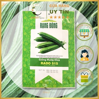 Hạt Giống Mướp Khía Rado 515 Dễ trồng, sai trái gói 10 hạt