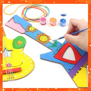 Đồ chơi tô màu hình đàn cho vé thỏa sức sáng tạo