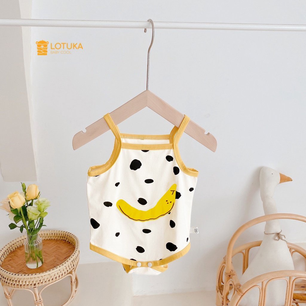 Body đùi bé trai bé gái, bodysuit cho bé LOTUKA dễ thương, body chip mẫu quần sơ sinh từ 3-12kg