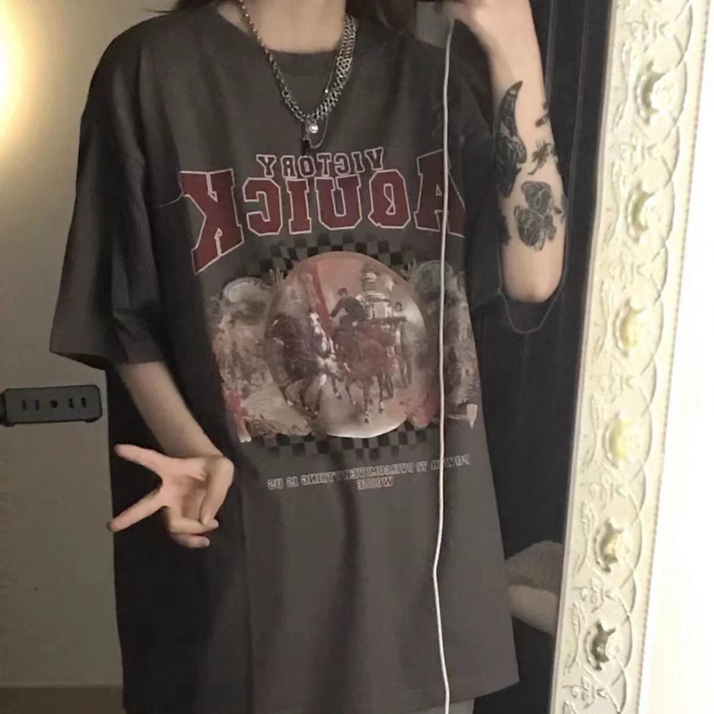 Áo Thun Ngắn Tay Họa Tiết Ca Rô Thời Trang Dành Cho Nữ