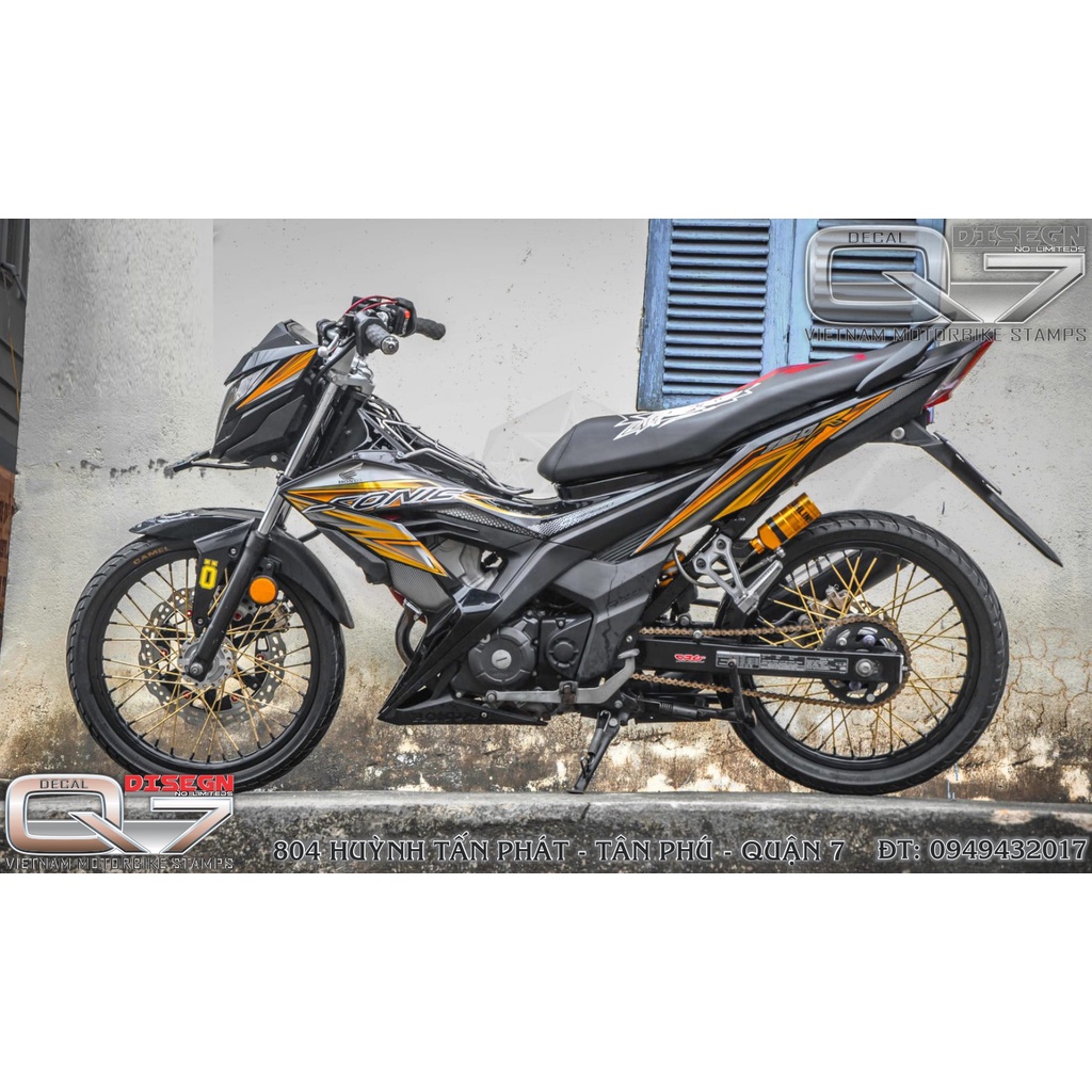 Tem Rời SONIC 150 Đen - decalq7