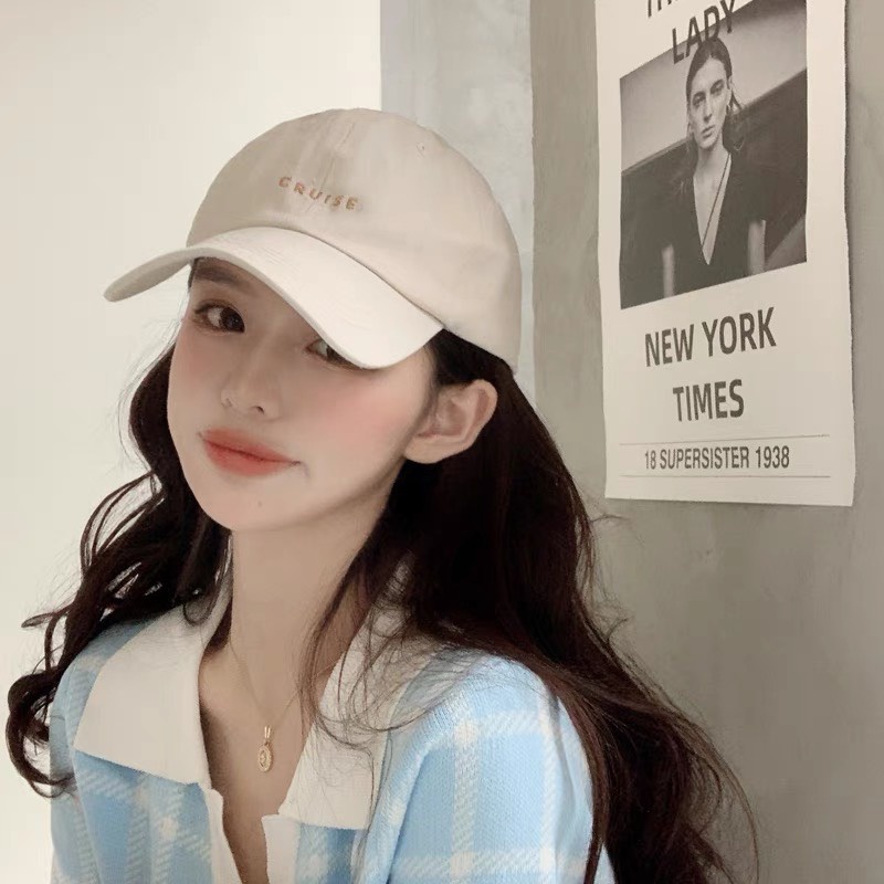 Mũ lưỡi trai nam nữ unisex trơn màu, phong cách trẻ trung thường ngày, chất liệu thoáng mát, chống nắng hiệu quả