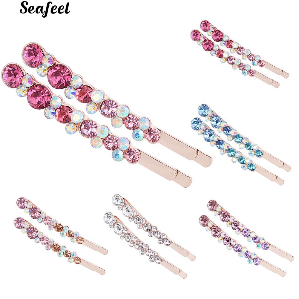 2 Kẹp tóc nữ đính đá sang trọng