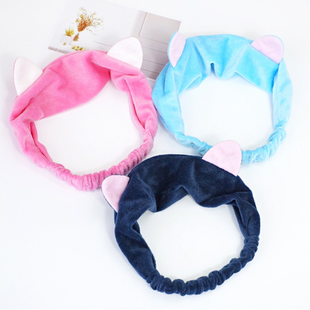 (Hàng Có Sẵn) Băng Đô Co Giãn Phong Cách Hàn Quốc Cho Nữ