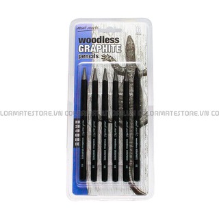 Bộ 5 Chì Than Không Gỗ Woodless Graphite MPN0046- COLORMATE