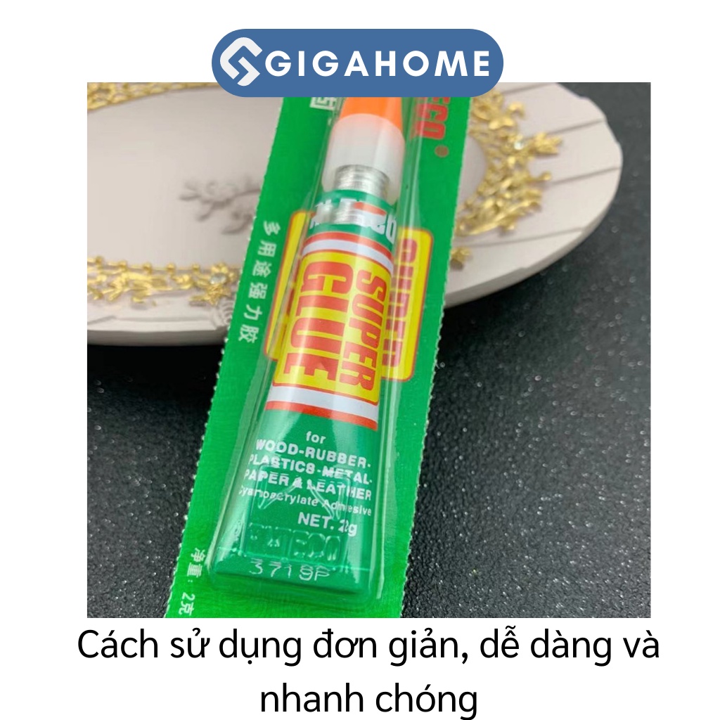 Keo Dán Giày Dép, Đồ Gỗ, Nhựa Siêu Dính GIGAHOME Đa Năng 5837