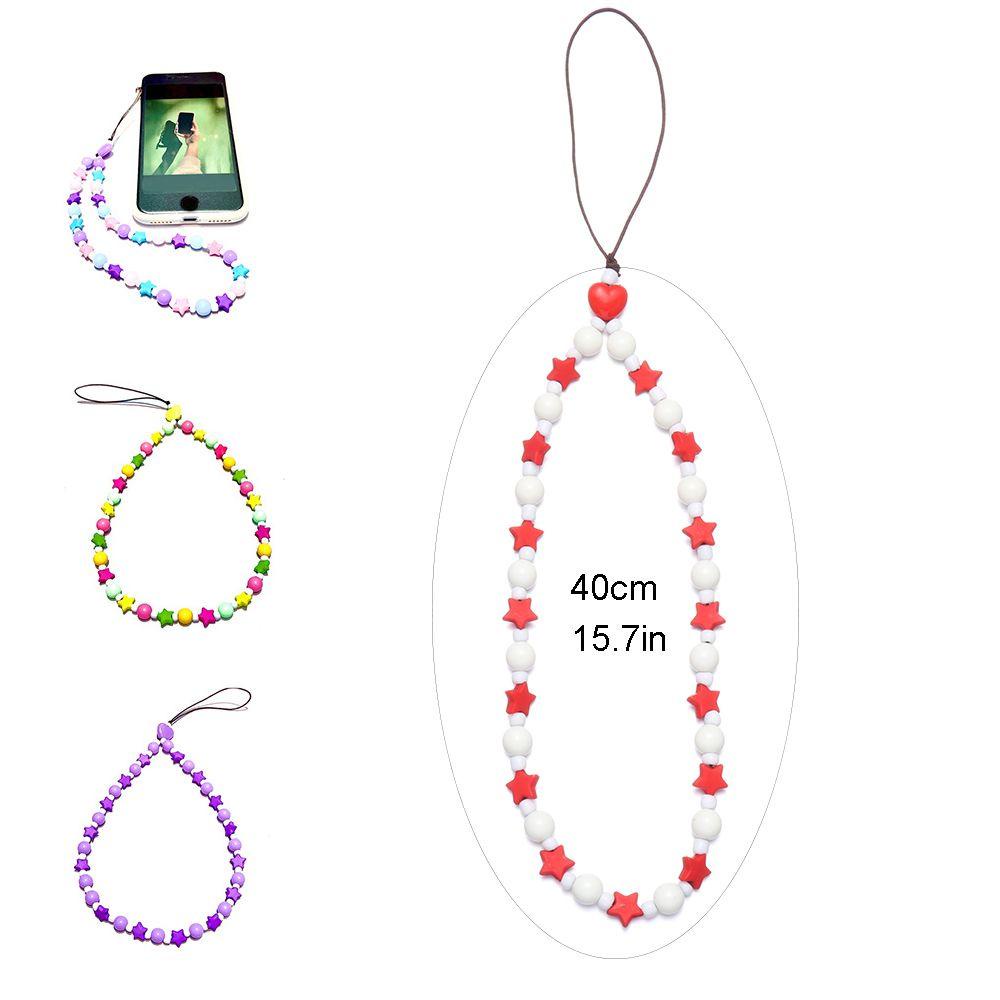 BTLIMER Mobile Dây Đeo Điện Thoại Nhiều Màu Sắc Dễ Thương Cho Nữ
