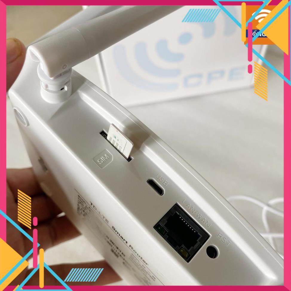 Bộ phát wifi từ Sim 4G/3G LTE - R102 - 4 ăngten dùng cho nơi không có đường truyền internet - khỏe nhất hiện nay