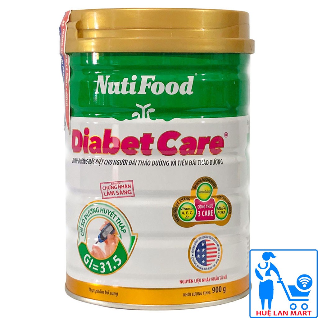 [CHÍNH HÃNG] Sữa Bột NutiFood Diabet Care Hộp 900g