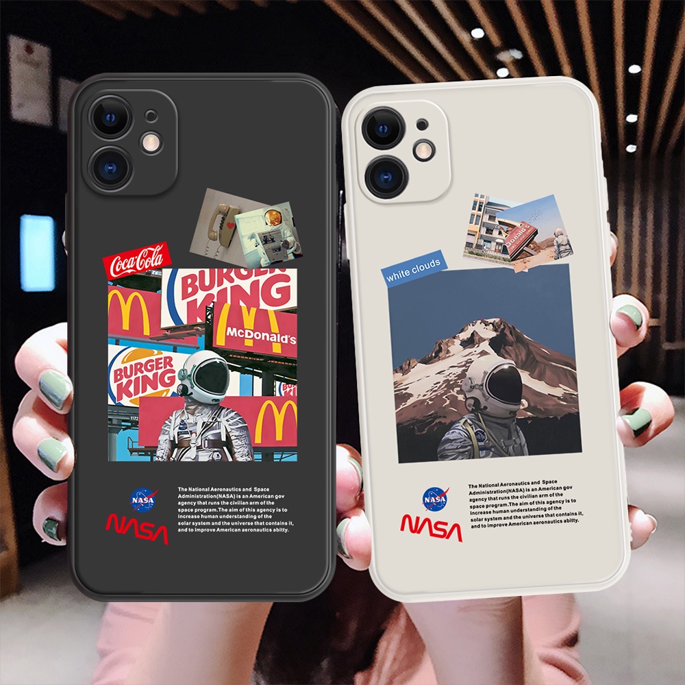 Ốp điện thoại hình phi hành gia cho REDMI NOTE 10 PRO 8 PRO NOTE 7 9 PRO 10S XIAOMI POCO X3 PRO 9T 9A XIAOMI MI 9T PRO