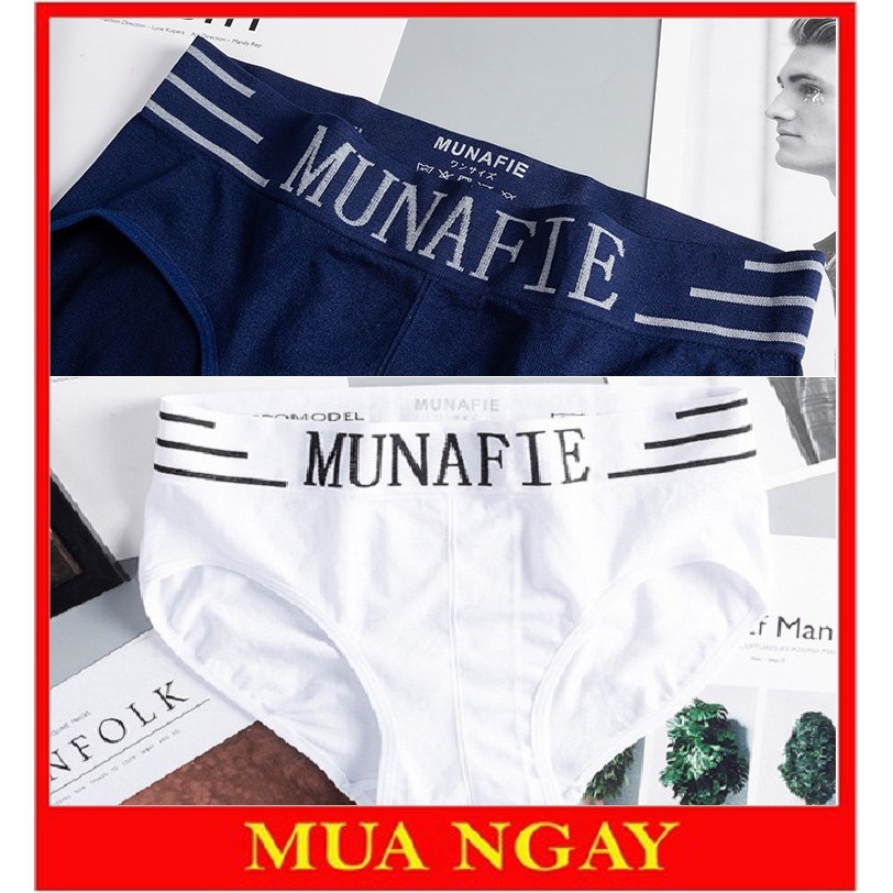 Quần Sịp Tam Giác - COMBO 2 Chiếc Quần Lót Nam Cotton MUNAFIE