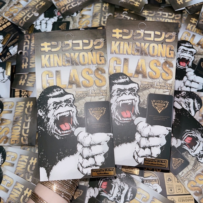 CƯỜNG LỰC KINGKONG CHUẨN XỊN LOẠI 1 CHỐNG VỠ / CHỐNG BÁM VÂN KÈM GIẤY LAU