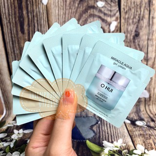 Sample 10 Gói Kem Dưỡng OHUI Cấp Nước Dưỡng Ẩm Dành Riêng Cho Da Dầu Nhờn, Nhạy Cảm Ohui Miracle Aqua Gel Cream