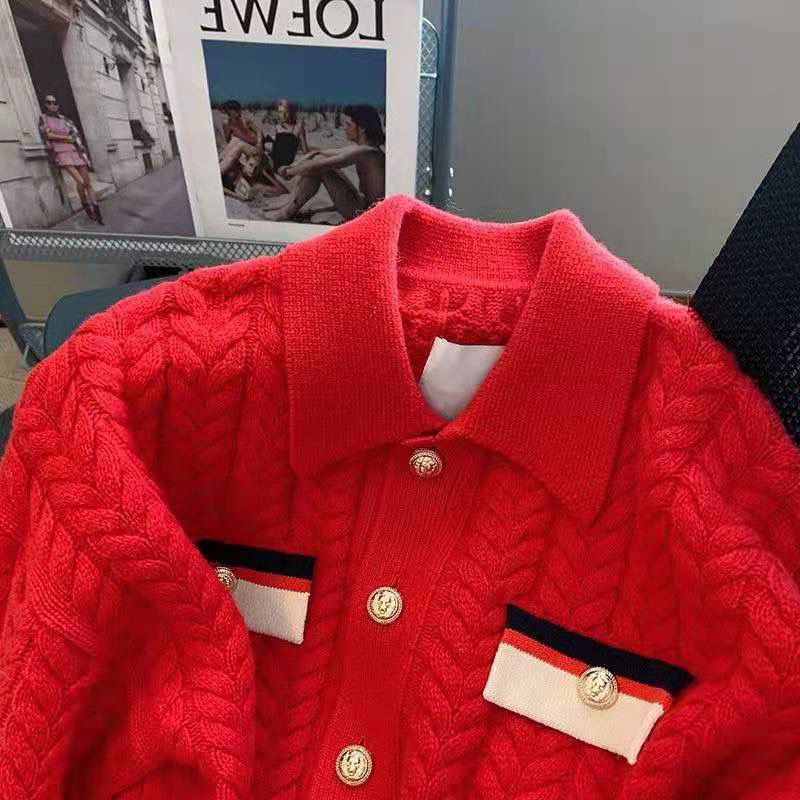 Áo cardigan polo túi vuông-jocasta