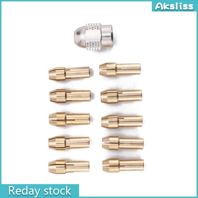 Set 11 Đầu Kẹp Cho Máy Mài Điện 0.5-3.2mm 4.8mm