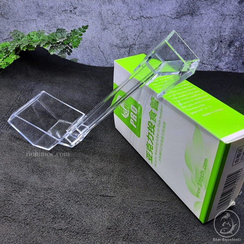 Bộ Cho Cá Tép Ăn - Chén Ống Tép Acrylic