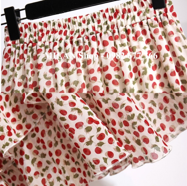 Chân váy voan hoa dáng dài đuôi cá 2 kiểu style | BigBuy360 - bigbuy360.vn