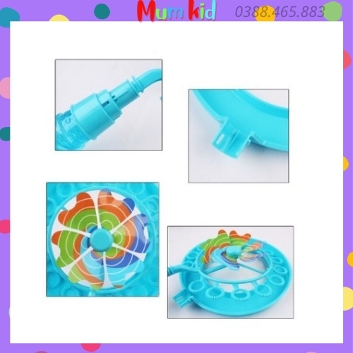 Đồ chơi trẻ em chong chóng thổi bong bóng xà phòng cho bé vận động vui nhộn giảm xả stress MUMKID 35