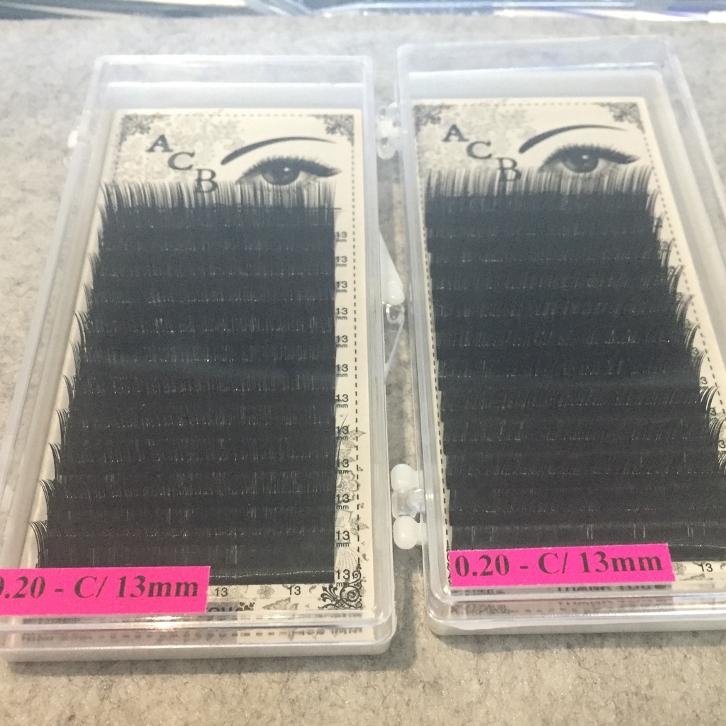 Mi khay dày 0.18 -0.20 độ cong C D Đức Eyelash