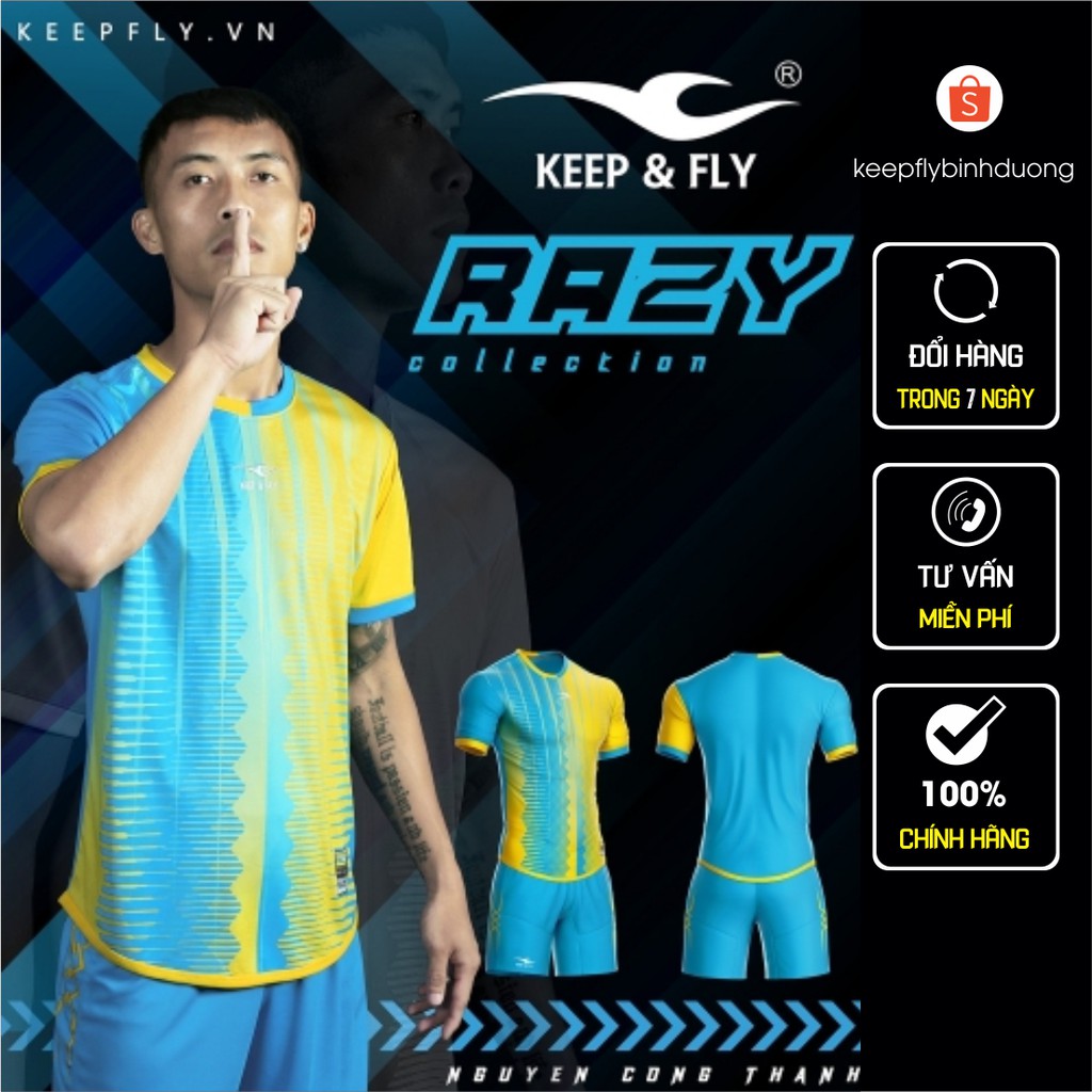Bộ Quần Áo Bóng Đá Razy - Keep & Fly