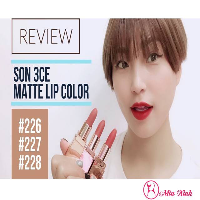 SON LILY MAYMAC 2018 3CE Stylenanda Lip Color