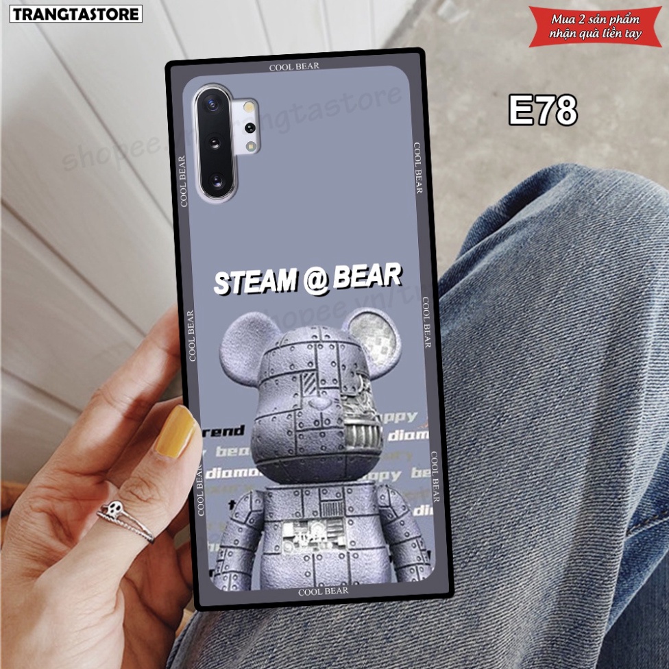 Ốp lưng Samsung Note 10 / Note 10 Plus / Note 10+ in hình gấu Bearbrick,Metal Style,Doremon siêu dễ thương chất lượng