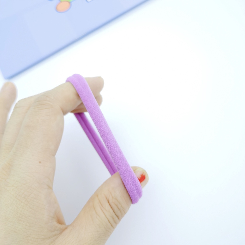 1 Dây Cột Tóc Cao Su Nhiều Màu Cho Bé Gái