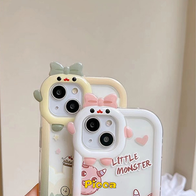 Ốp Điện Thoại Họa Tiết Quái Vật 3D Cho IPhone 7 8 6 6S 14 Plus 11 13 12 14 Pro MAX XR XS MAX X SE 2020