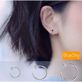 Bst bông tai bạc siêu xinh