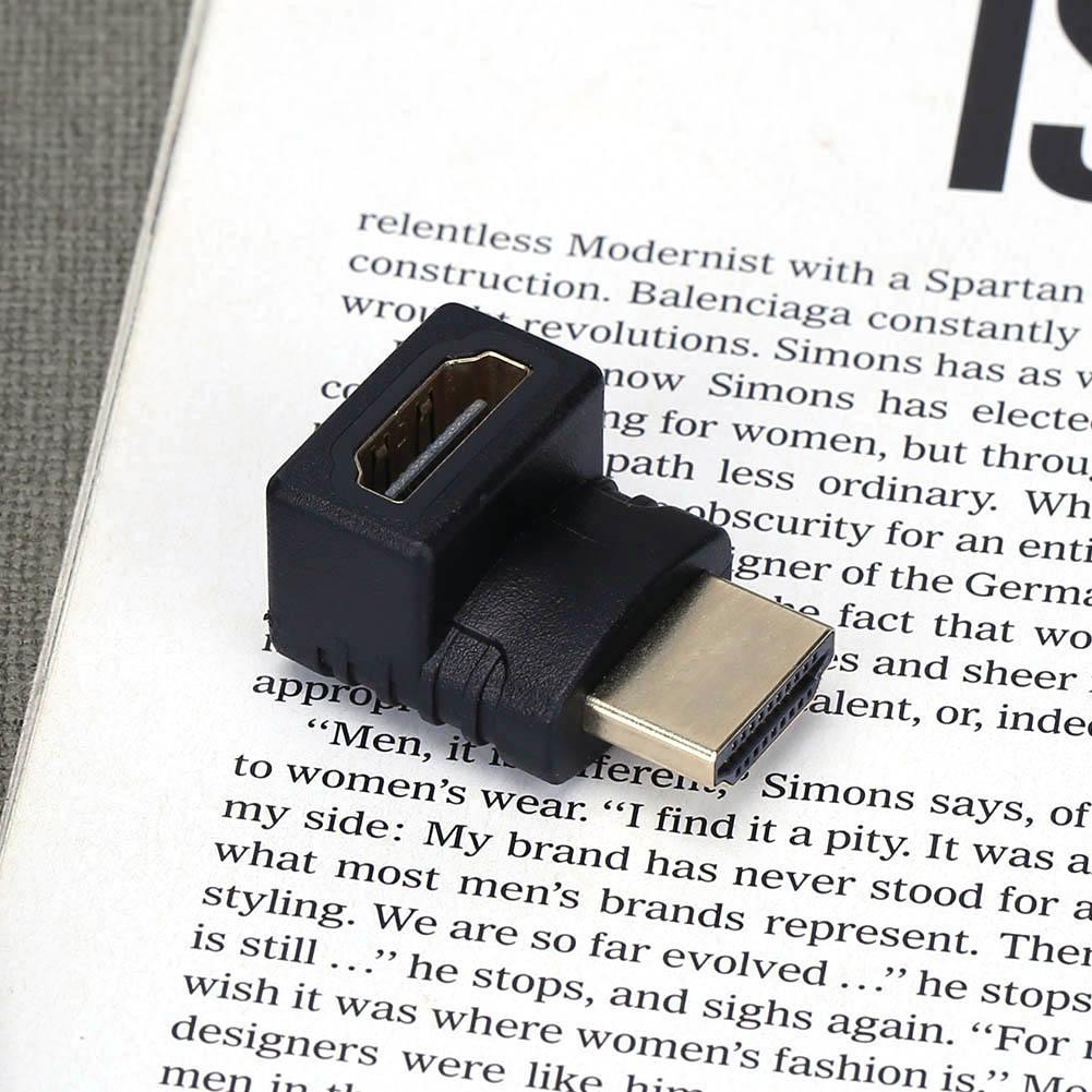 Vertical HDMI Male to Female Converter Adapter Cable Extender Connector