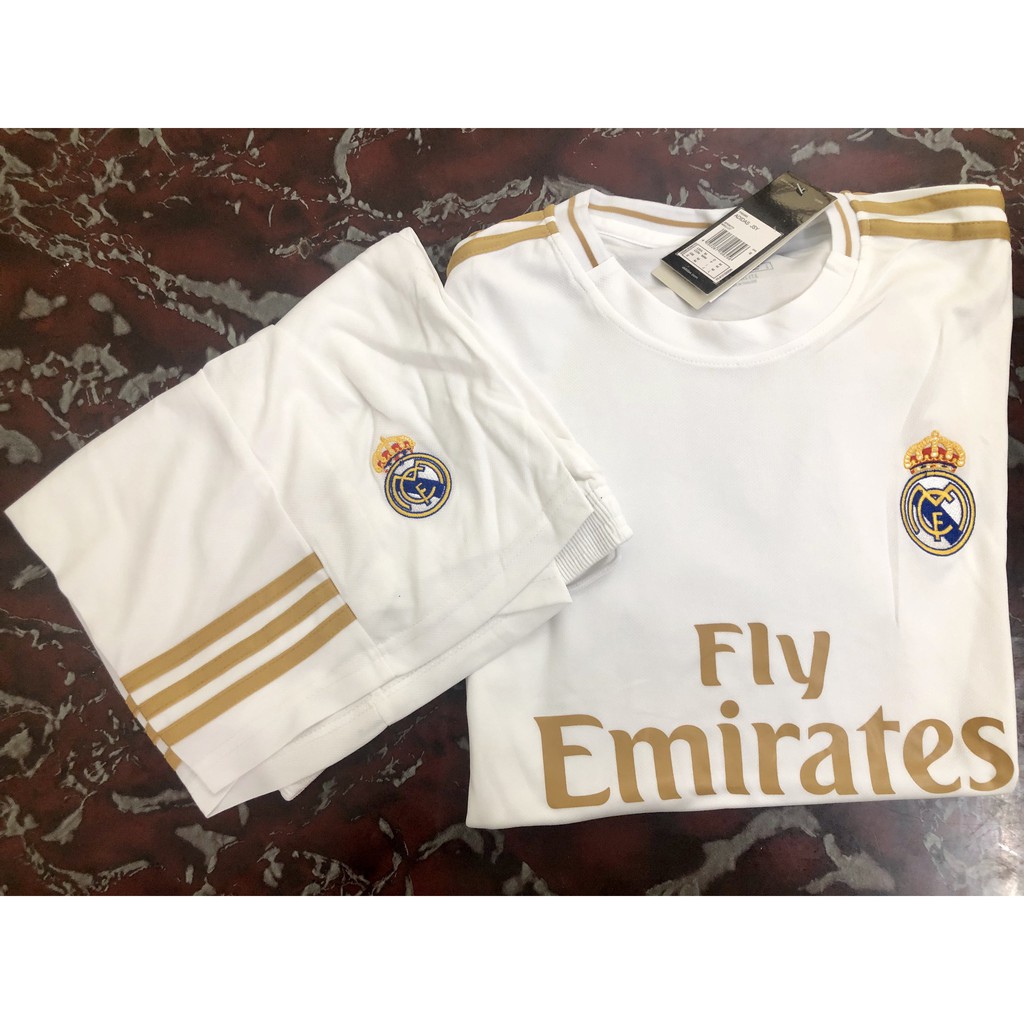 Quần áo bóng đá Real Madrid mẫu mới 2019 2020 hàng Thái Lan cao cấp đủ màu sân nhà sân khách