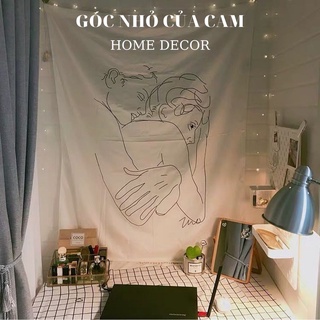 VẢI TREO TƯỜNG TRANG TRÍ PHONG CÁCH HÀN QUỐC