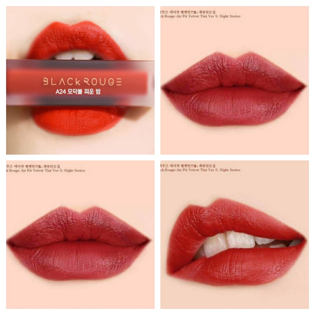 Son kem lì lâu trôi chống nước Hàn Quốc Black Rouge A33 | A34 | Blackrouge A35