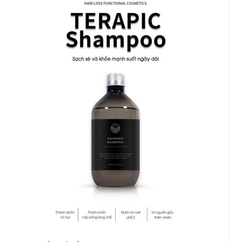 Dầu gội ngăn rụng tóc Enhance shampoo Terapic 500ml | BigBuy360 - bigbuy360.vn