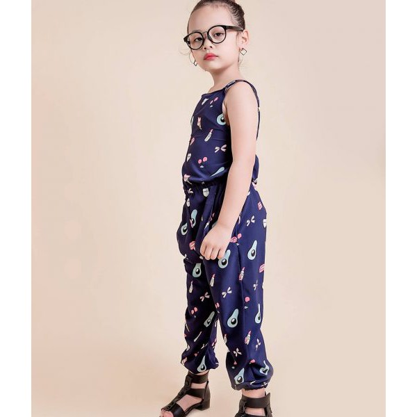 Jumpsuit bé gái họa tiết đáng yêu Sunshine LK0146 - Lovekids