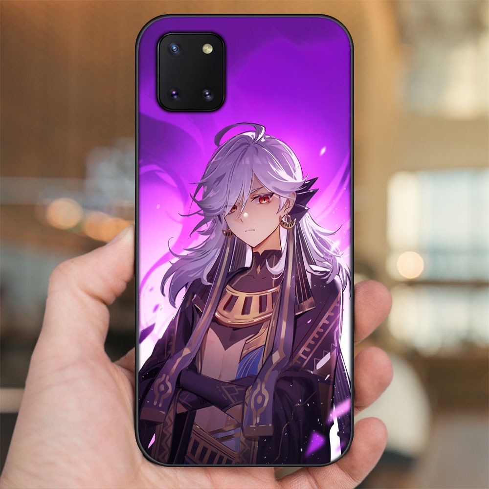 Ốp lưng Samsung Note 10 Lite viền đen in hình Cyno Genshin Impact