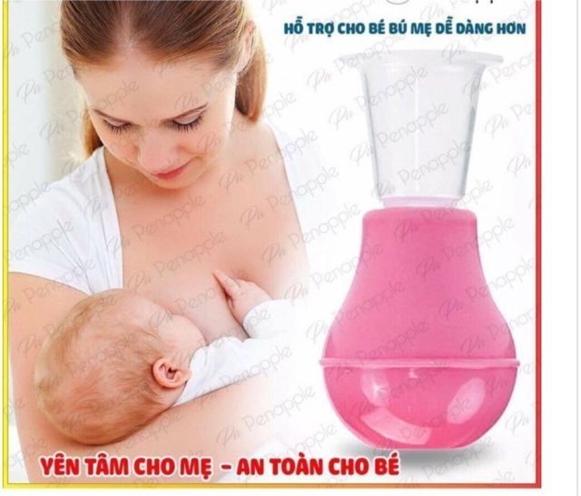 Dụng cụ hút, hỗ trợ kéo dài đầu ti cho những mẹ đầu ti ngắn, ti thụt