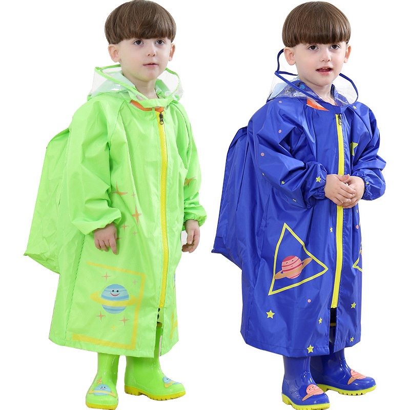 Áo Mưa Họa Tiết Hoạt Hình Xinh Xắn Dành Cho Bé