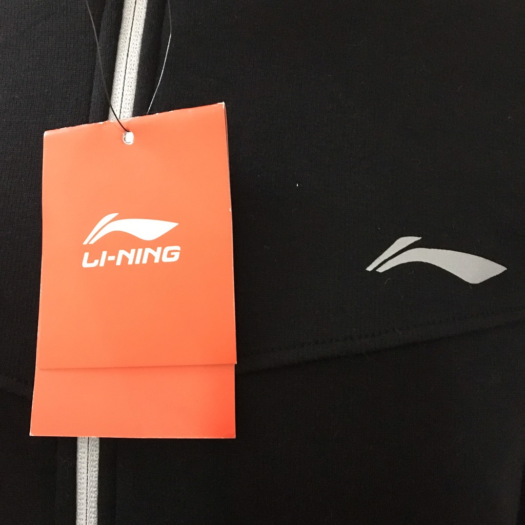 Áo nỉ thể thao AWEN015 cao cấp, co giãn 4 chiều, có túi khóa, ảnh thật Lining_sport_