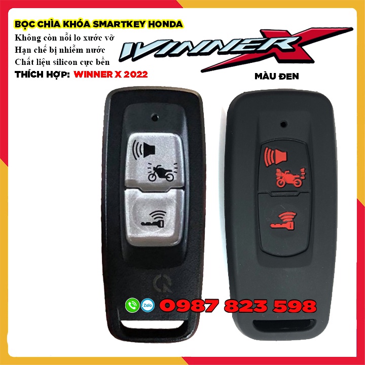 Bọc Chìa Khoá Smartkey Honda Winner X 2022 - Bọc Chìa Winner X V3