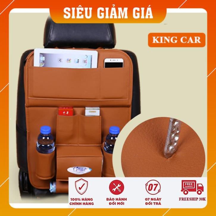 Túi để đồ treo sau ghế ô tô để ipad kiêm bàn ăn cao cấp - Shop KingCar