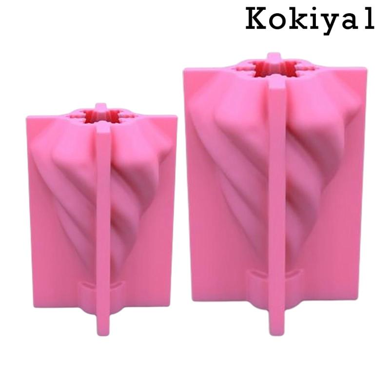 Khuôn Silicone Làm Nến Thơm Hình Nón Không Đều