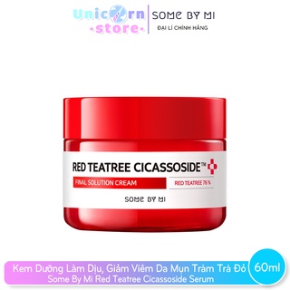 Kem Dưỡng Làm Dịu, Chiết Xuất Tràm Trà Đỏ SOME BY MI Red Teatree Cicassoside Cream 60ml