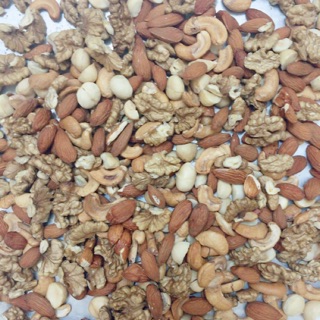 Combo 1kg mix óc chó, hạnh nhân, macca