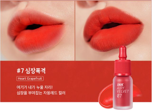 Son Ink airy velvet tint siêu mềm