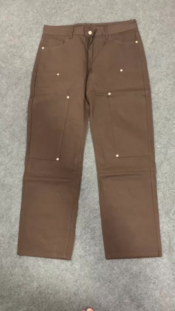 (Deal)Quần Kaki Double Knee Ống Suông, Ống Rộng, Cargo Pant (Có Video, ảnh thật) | BigBuy360 - bigbuy360.vn