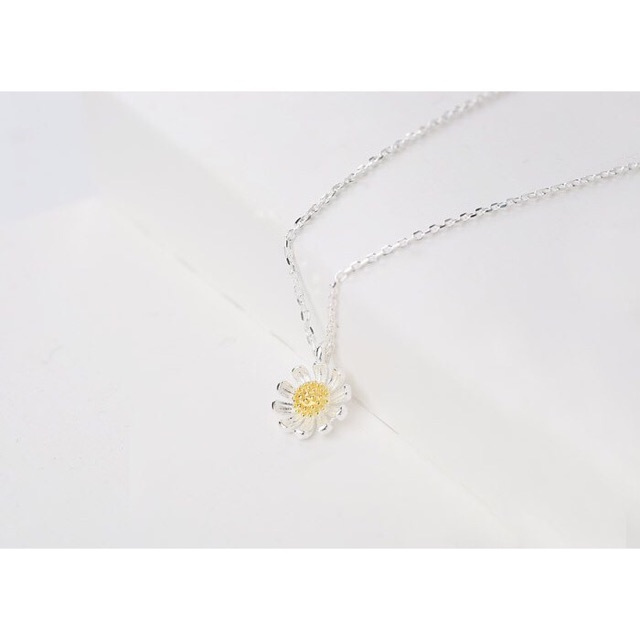 Dây chuyền hoa cúc bạc 925, sale giá rẻ | BigBuy360 - bigbuy360.vn
