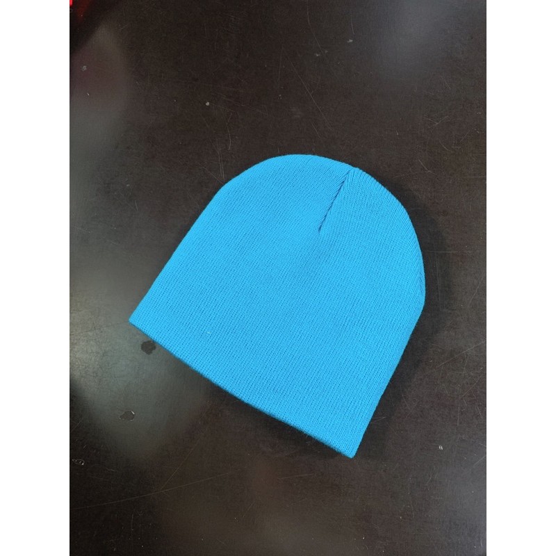 Mũ Len Màu Trơn Dáng Ngắn Cho Cả Người Lớn, Trẻ Em 21cm