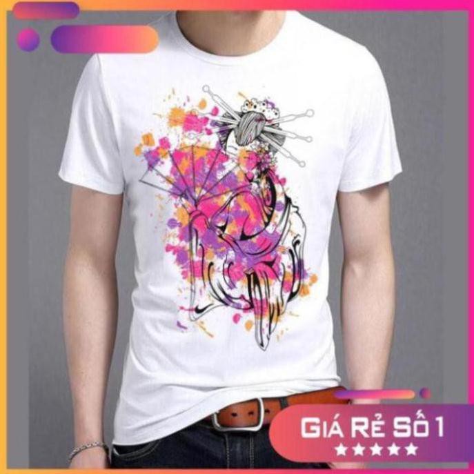 [ÁO THUN IN ĐỒNG GIÁ 65K TOÀN SHOP] - [GIẢM SẬP SÀN] Áo thun nam nữ geisha 26